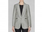 Blazer strutturato a righe