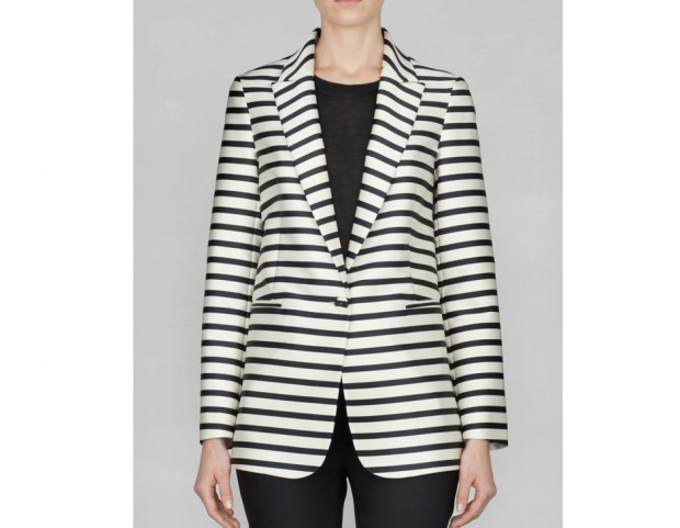 Blazer strutturato a righe