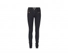 Skinny jeans con zip dorate