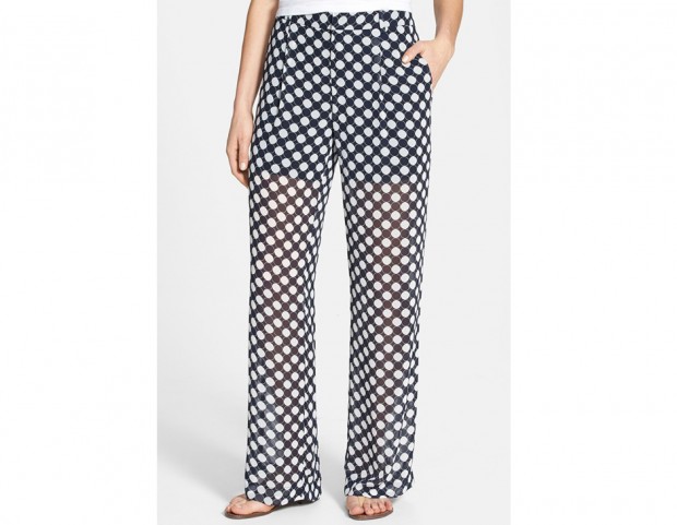 Pantaloni harem semi trasparenti