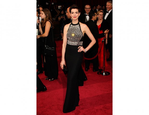 Anne Hathaway in Gucci