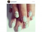 Azzurro pastello con strass