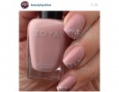 Rosa con glitter