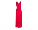 Rosso geranio con spalline incrociate sulla schiena