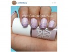 Lilla con glitter