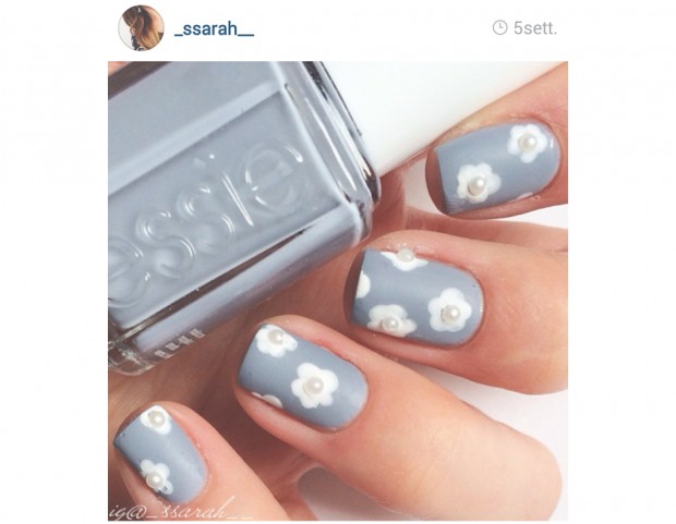 Fiori con perle