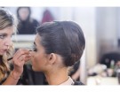Chignon con ciocche intrecciate