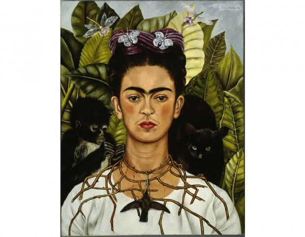 Autoritratto con collana di spine e colibrì, 1940