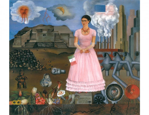 Autoritratto al confine fra il Messico e gli Stati Uniti d’America, 1932