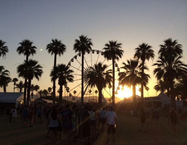 Tramonto al Cochella 2014