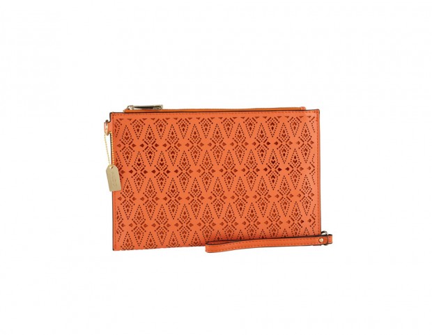 Pochette a trama geometrica