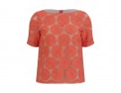 Maglia con decoro in pizzo