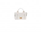 Borsa a mano in pelle martellata