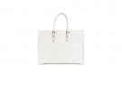 Shopper rigida di pelle