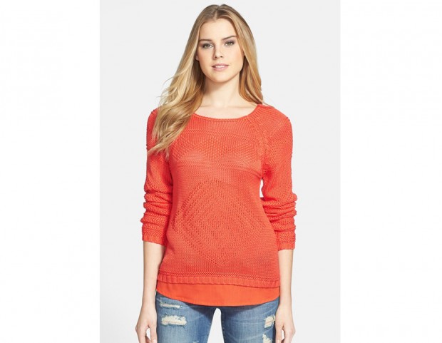 Pull in maglia traforata