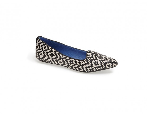 Slippers con stampa geometrica black&white