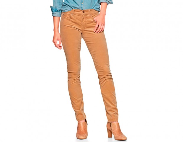 Skinny jeans color cammello