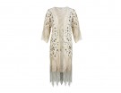 Kimono con frange e ricami