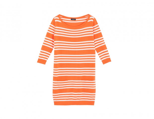 Vestito in maglia a righe