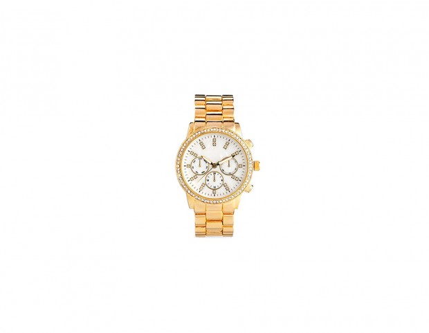 Orologio con cinturino gold