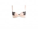 Reggiseno a balconcino con dettaglio in pizzo nero
