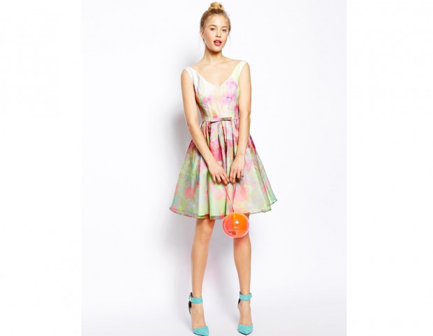 In organza a fiori