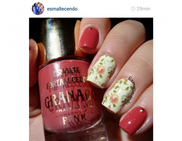 Stampa floreale vintage