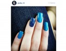 Blu manicure