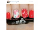 Rose rosse e pois