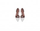 Ballerine a punta con dettagli “silver”
