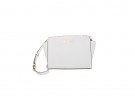 Borsa bianca con tracolla