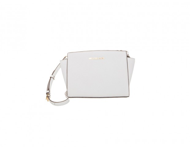 Borsa bianca con tracolla