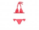 Bikini rosa drappeggiato