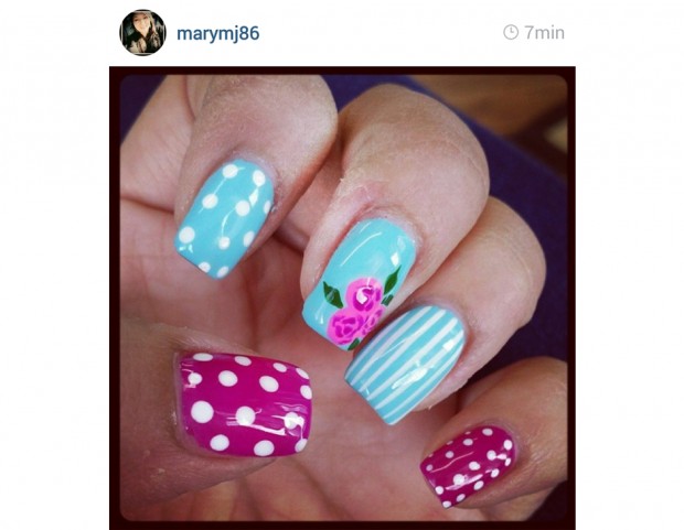 Rose, strisce e pois