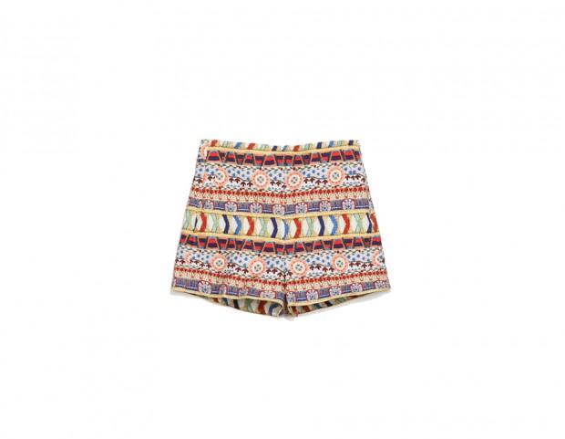 Shorts stampati effetto kilim