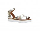 Flatforms in pelle metallizzata
