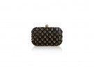Clutch rigida decorata con gemme
