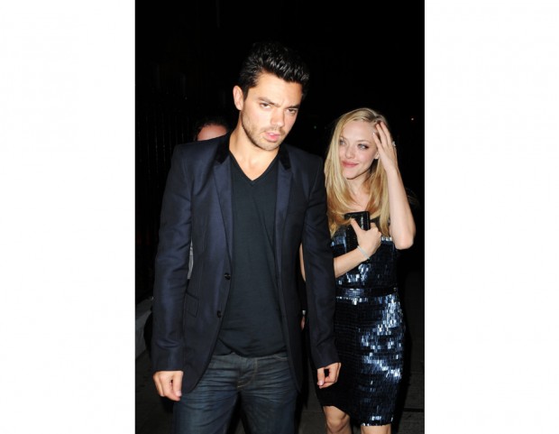 Con Dominic Cooper, suo ex, nel 2013
