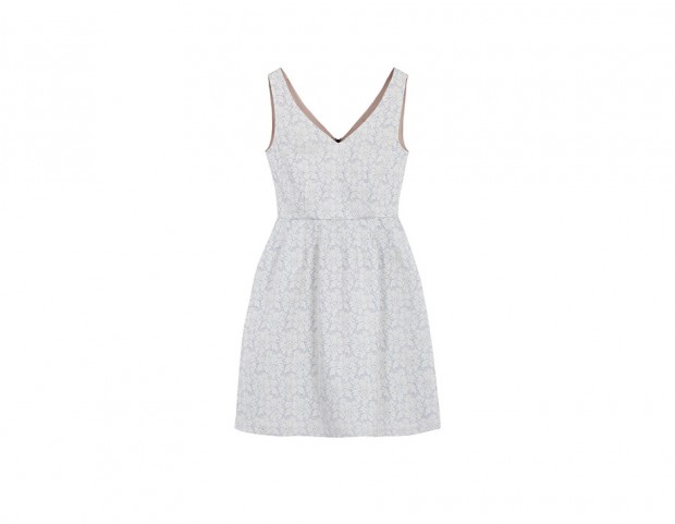 Corolla Dress in jacquard floreale