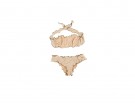 Bikini a fascia color cipria