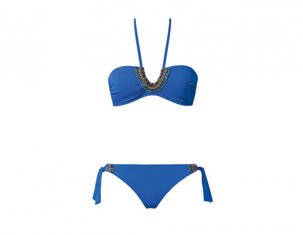 Bikini a fascia con decorazione