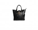 Tote bag con fibbia dorata