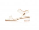 Total white con tacco medio