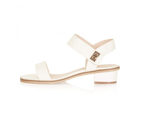 Total white con tacco medio