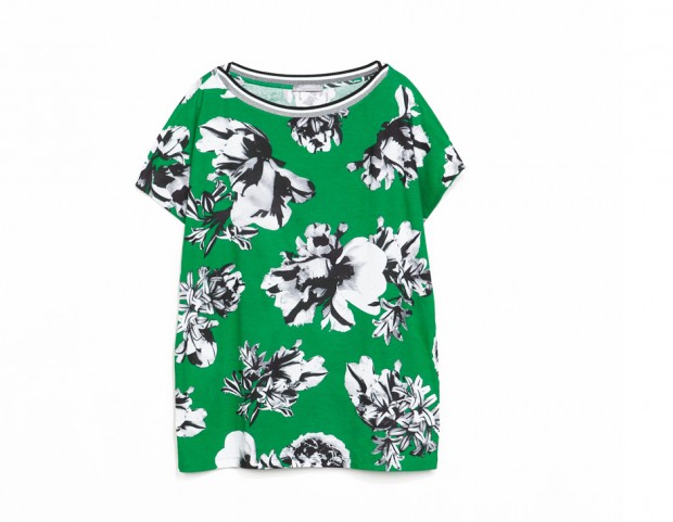 T-shirt a stampa floreale