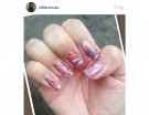 Marble rossa, rosa e azzurro