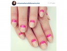 Due tonalità di rosa per la manicure