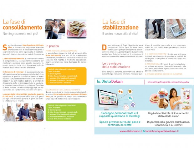 Le regole per la fase di consolidamento e stabilizzaione della dieta