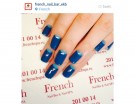 Blu e azzurro per la manicure