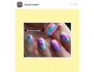 Fiori romantici con la Marble Manicure